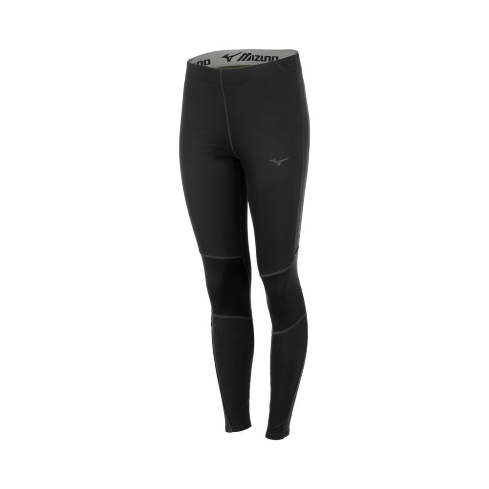 Damske Legíny Mizuno Breath Thermo® Čierne Vypredaj MLFN93608